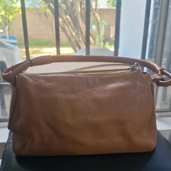 MCM Tan Leather Shoulder Bag - Picture 2 of 13